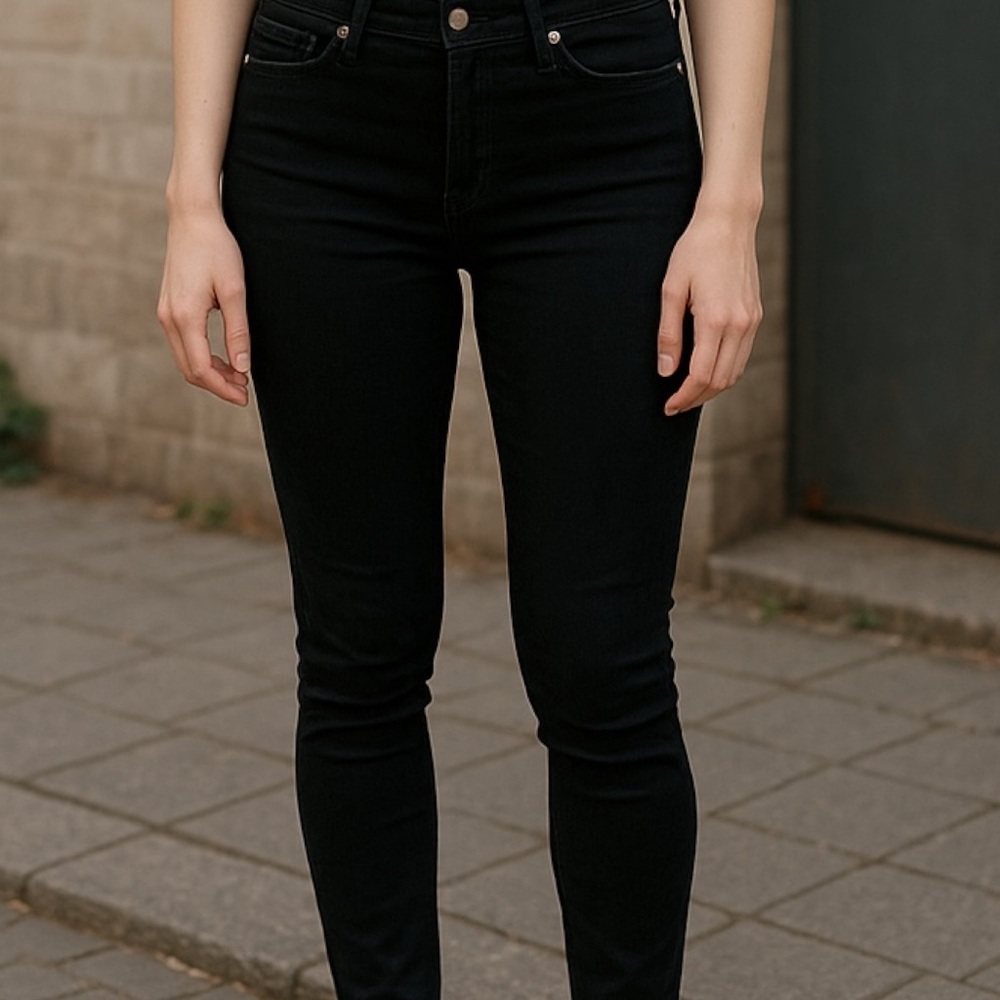 Citizens Of Humanity Rocket Petite High Rise Skinny Jeans Size 28 Black